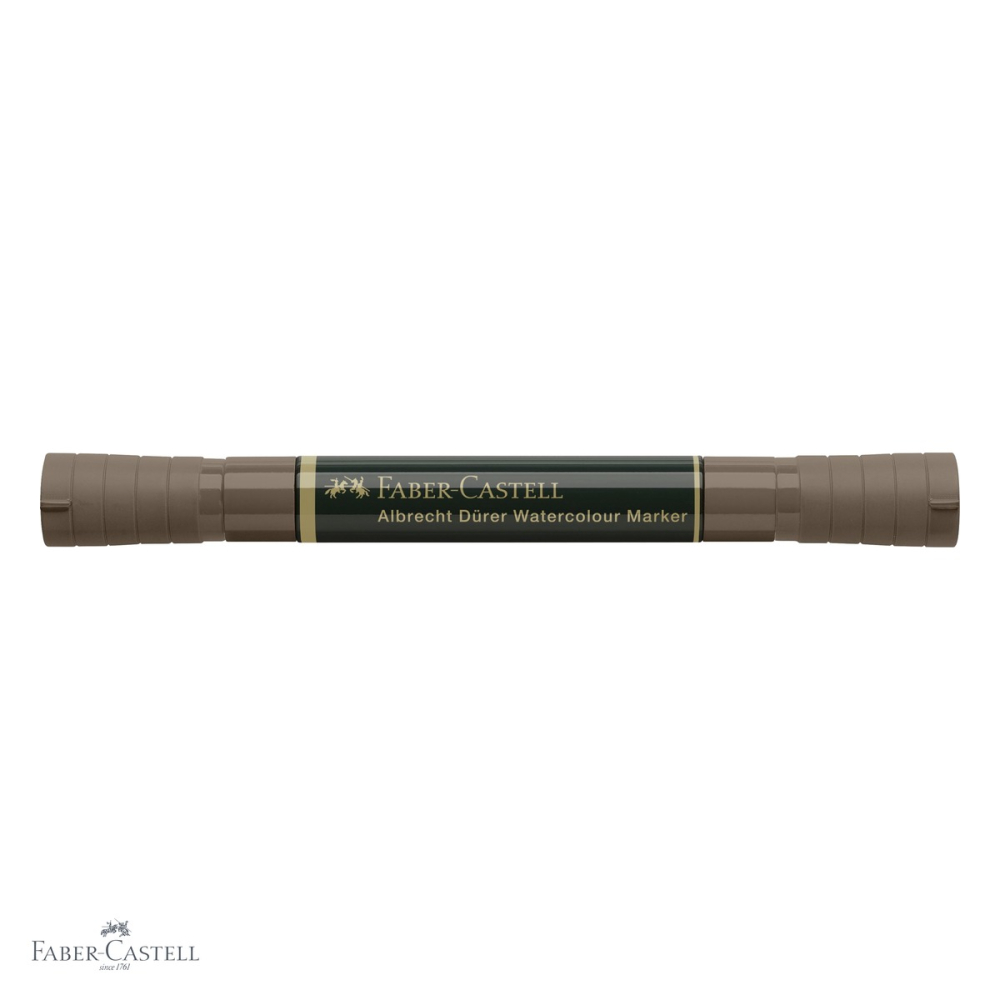 Marker acuarela Faber-Castell Albrecht Durer, sepia inchis 175, varf dublu pensula si fetru, pentru schite si pictura [4]
