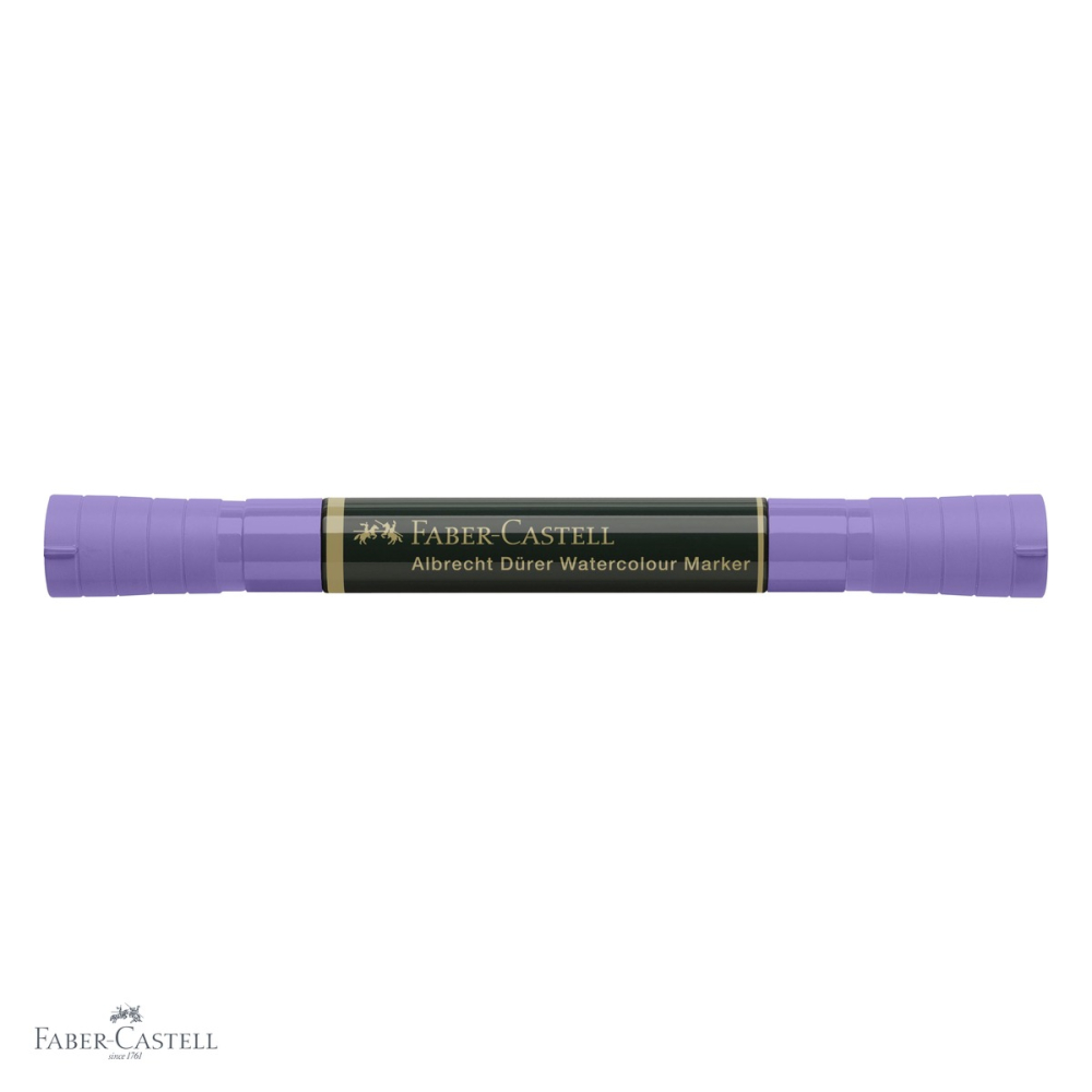Marker acuarela Faber-Castell Albrecht Durer, violet purpuriu 136, varf dublu pensula si fetru, pentru schite si pictura [4]