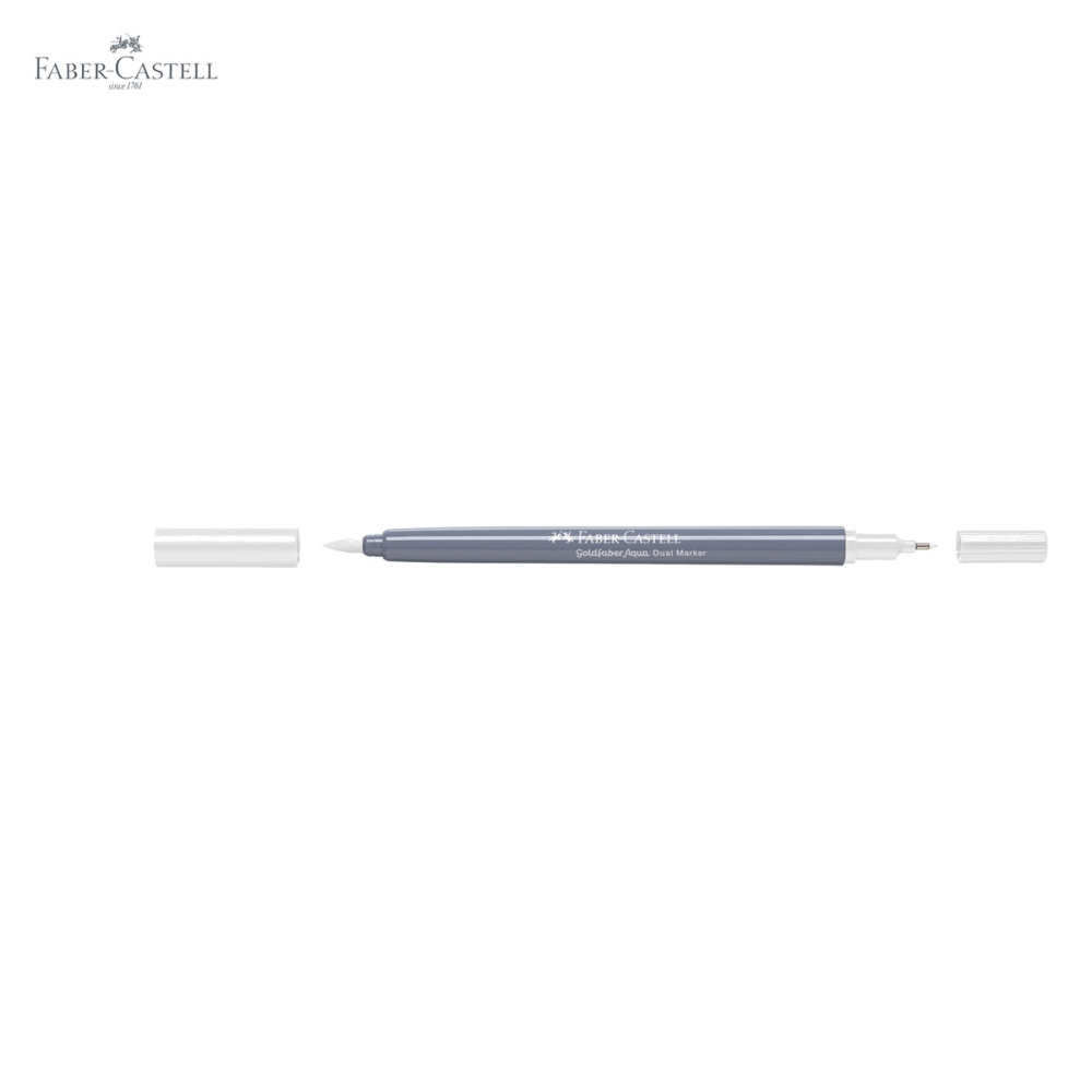 Marker blender solubil Faber-Castell Goldfaber Aqua, doua varfuri, pentru acuarela si desen artistic [5]