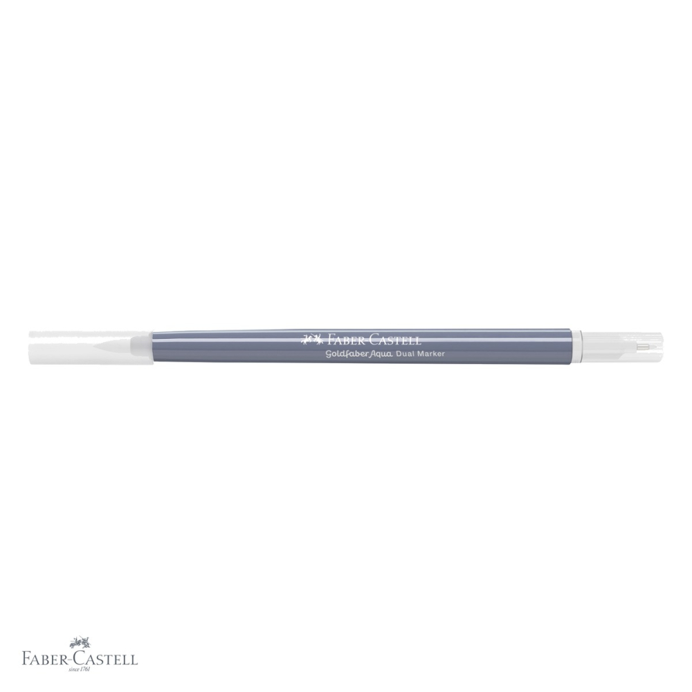 Marker blender solubil Faber-Castell Goldfaber Aqua, doua varfuri, pentru acuarela si desen artistic [4]