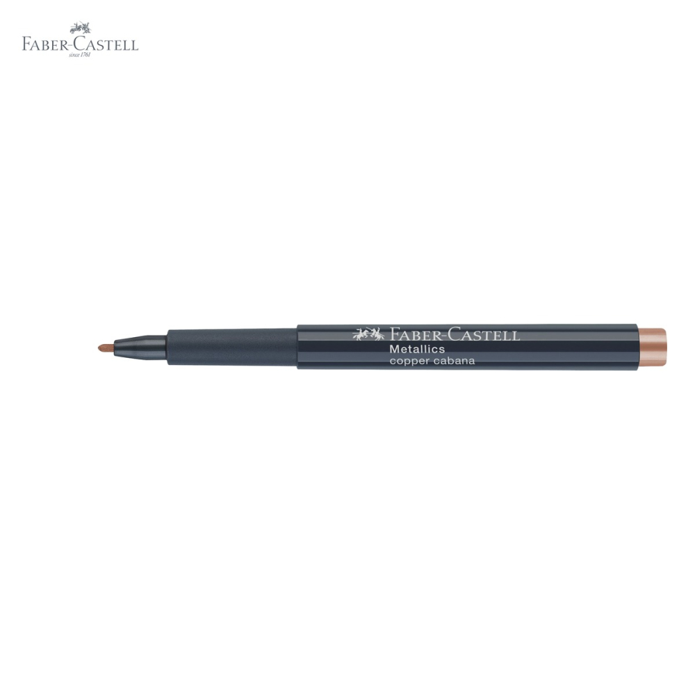 Marker metalic cupru Faber-Castell, efect nobil, pentru suprafete inchise si lucioase [5]