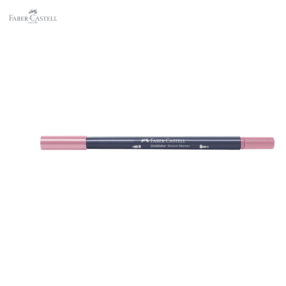 Marker sketch 2 capete Faber-Castell Goldfaber, cerneala alcool, Rose Vintage 304, pentru desen artistic [5]