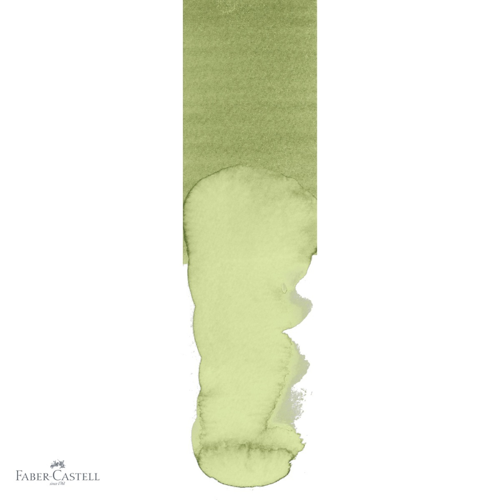 Marker solubil 2 capete Faber-Castell Goldfaber, verde crom opac 174, pentru desen si ilustratie [4]