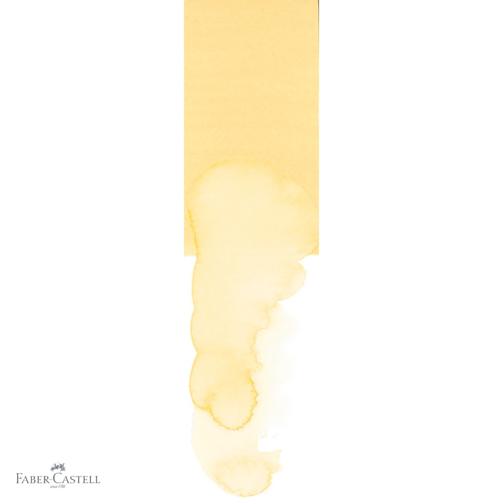 Marker solubil cu 2 capete Faber-Castell Goldfaber, galben Napoli 185, varf pensula si varf fin, pentru desen si ilustratie [4]