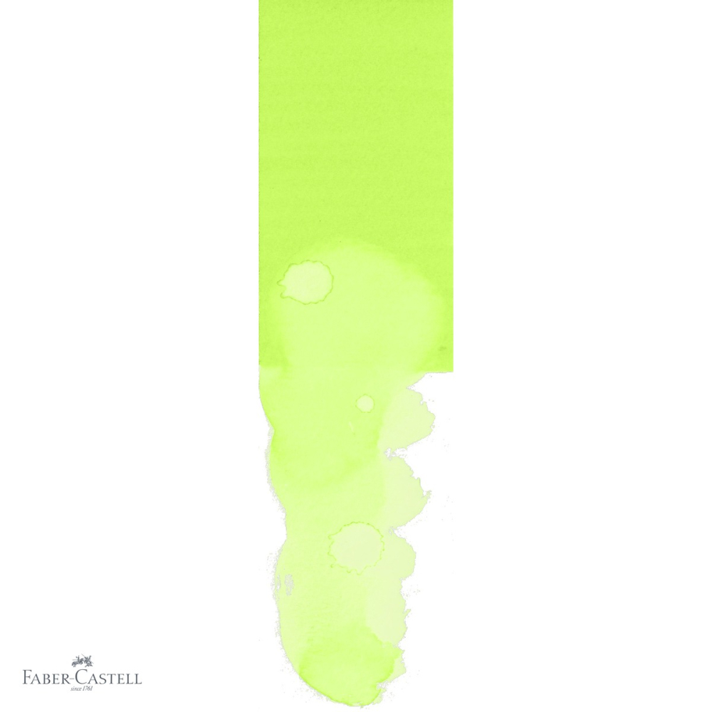 Marker solubil cu 2 capete Faber-Castell Goldfaber, verde deschis 171, varf pensula si varf fin, pentru desen si ilustratie [4]