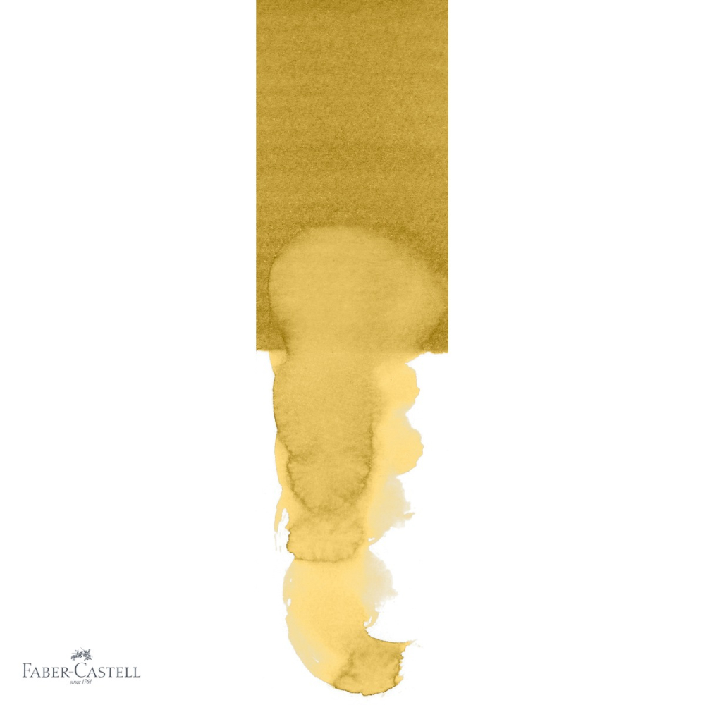 Marker solubil cu 2 capete Faber-Castell Goldfaber, verde ocru 269, varf pensula si varf fin, pentru desen si ilustratie [4]