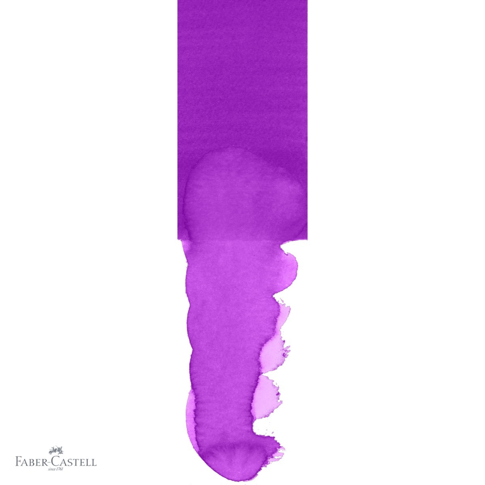 Marker solubil cu doua capete Faber-Castell Gold Faber, varf pensula si varf fin 0.4 mm, purpuriu 284, pentru desen si ilustratie [4]