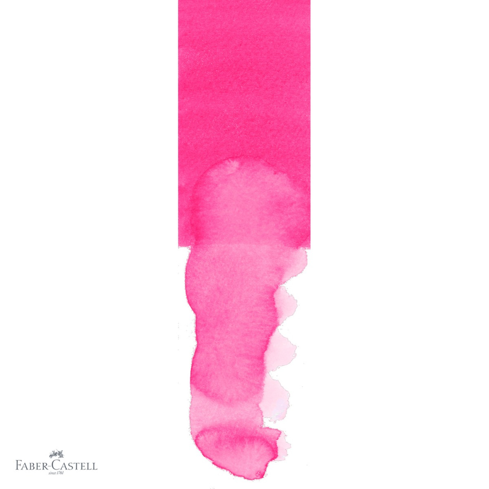 Marker solubil cu doua capete Faber-Castell Goldfaber roz 229, varf pensula si varf fin 0.4 mm, pentru desen si ilustratie [4]