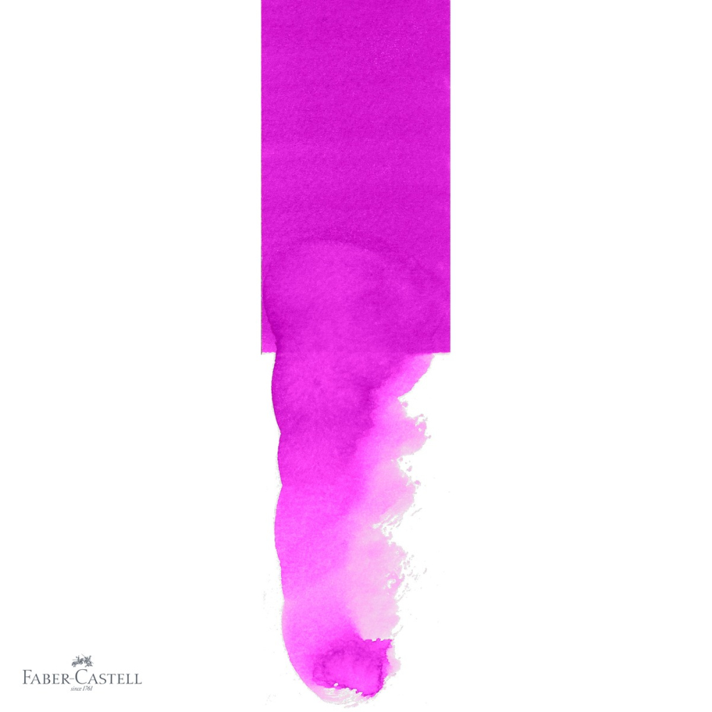 Marker solubil Faber-Castell Gold Faber, 2 capete (pensula + fin 0.4 mm), magenta 228, pentru desen si ilustratie [4]