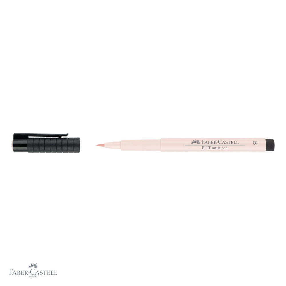 Marker tip pensula Faber-Castell Pitt Artist Pen, culoarea pielii deschise, cerneala rezistenta la apa, pentru artisti si designeri [4]