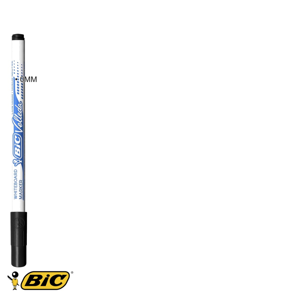 Marker whiteboard Bic Velleda 1721, varf 1.0 mm, cerneala neagra pe baza de alcool, pentru prezentari si sedinte [3]