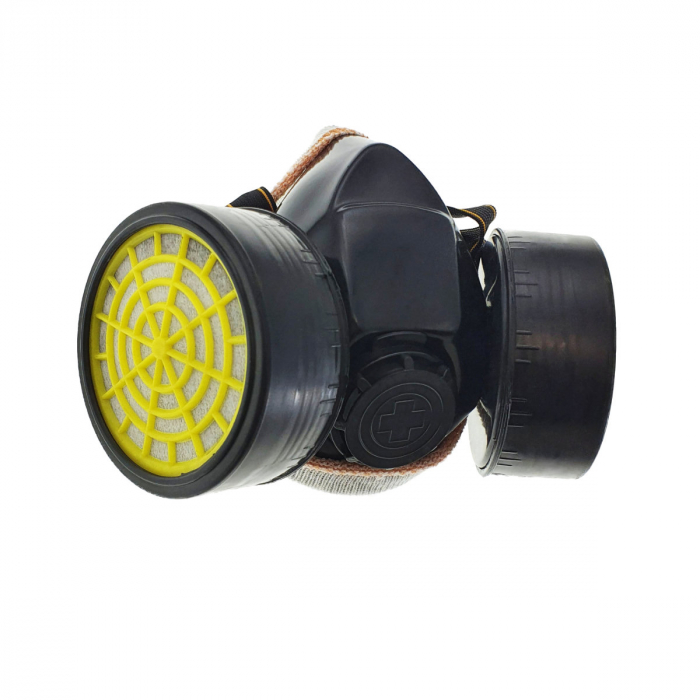 Masca de protectie FS-11296, anti praf si vapori, anti-poluare, cu 2 filtre de carbon activ RC203 [2]