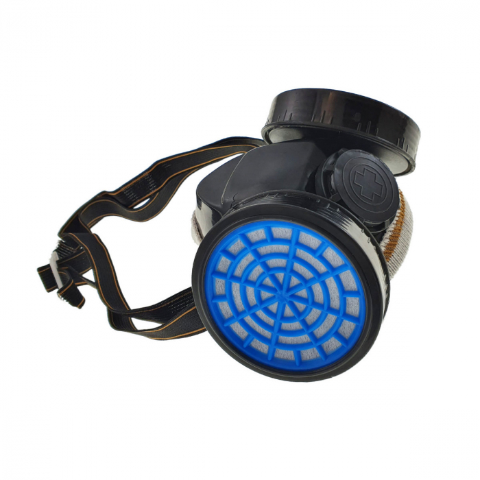 Masca de protectie RC-11302, anti praf si fum, cu 2 filtre de carbon activ RC101 [4]