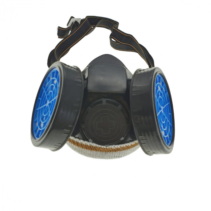 Masca de protectie RC-11302, anti praf si fum, cu 2 filtre de carbon activ RC101 [2]