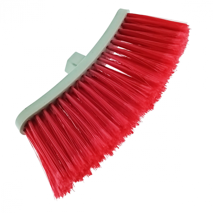 Matura curbata, dimensiuni 280 x 125 x 44mm, fara coada, lungime fire 90mm, din plastic, gri cu rosu [4]
