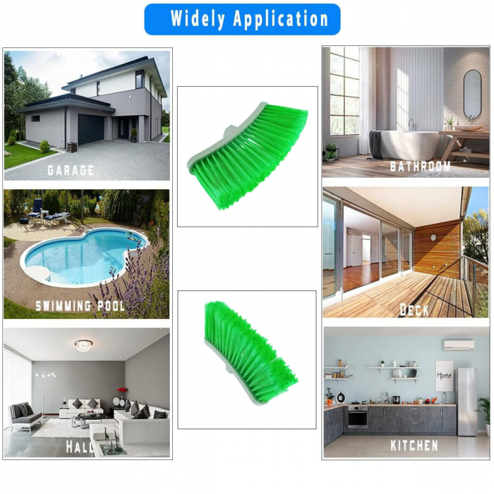 Matura curbata, dimensiuni 280 x 125 x 44mm, fara coada, lungime fire 90mm, din plastic, gri cu verde [3]