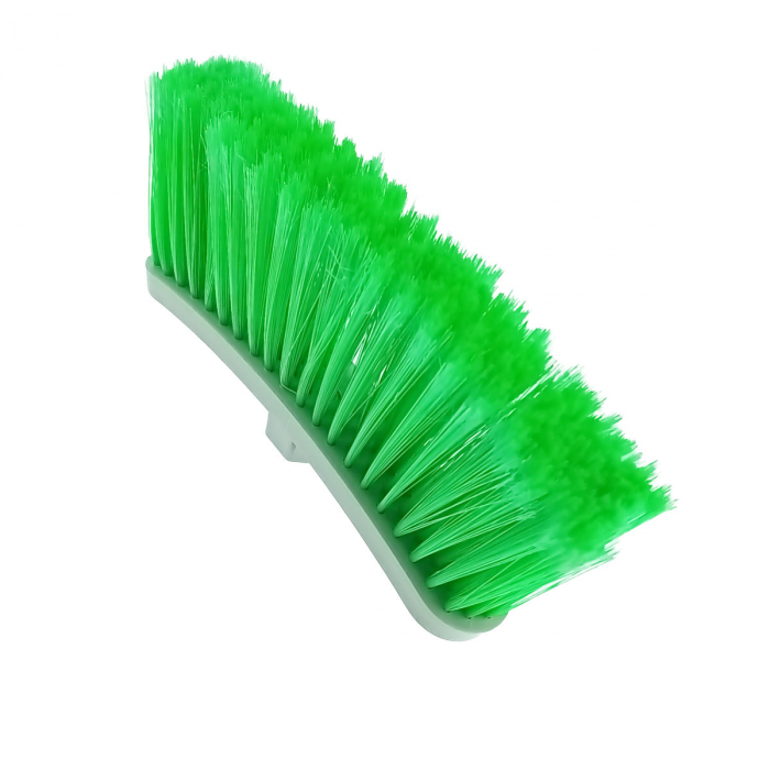 Matura curbata, dimensiuni 280 x 125 x 44mm, fara coada, lungime fire 90mm, din plastic, gri cu verde [6]