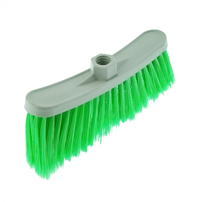 Matura curbata, dimensiuni 280 x 125 x 44mm, fara coada, lungime fire 90mm, din plastic, gri cu verde [2]