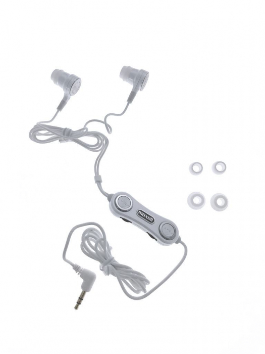 Casti Maxell in - ear VIBRABONE, albe [2]