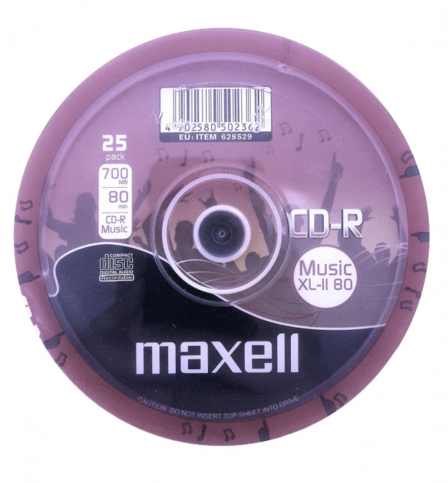 CD-R Maxell Digital Audio 80min MUSICA XL2, Cake Box, 25 buc-628529.40.TW [3]