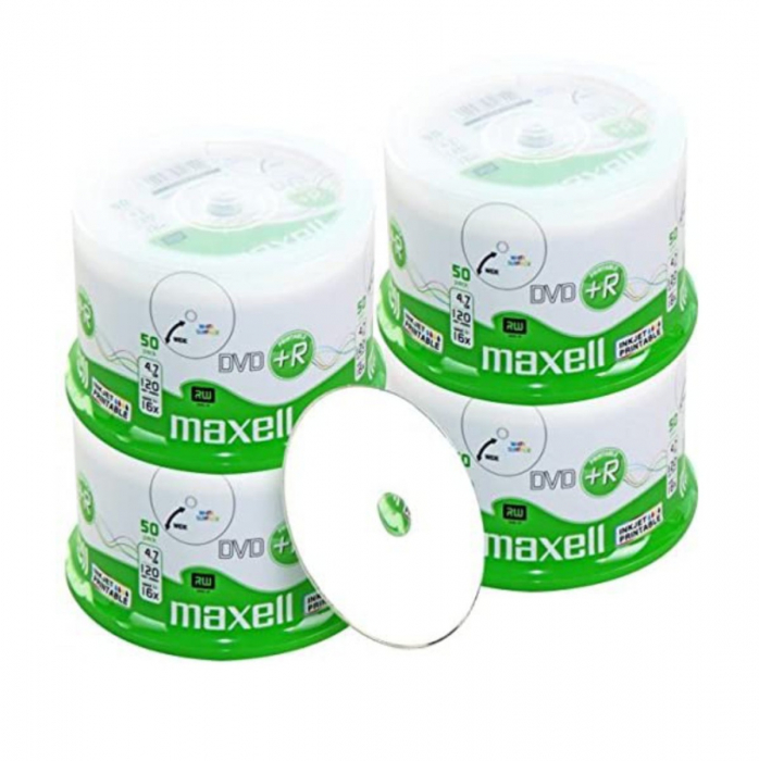 DVD+R MAXELL, 4,7 GB, 16x, Printable, 50 buc cake box [4]