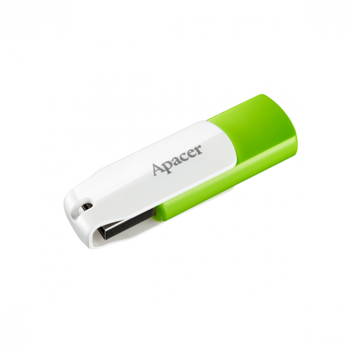 Memorie USB 2.0 Apacer 32Gb, AH335, rotativa, alb cu verde [2]