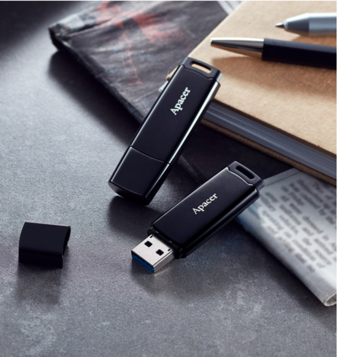 Memorie USB 2.0 Apacer 64GB, AH336 cu capac, negru [5]