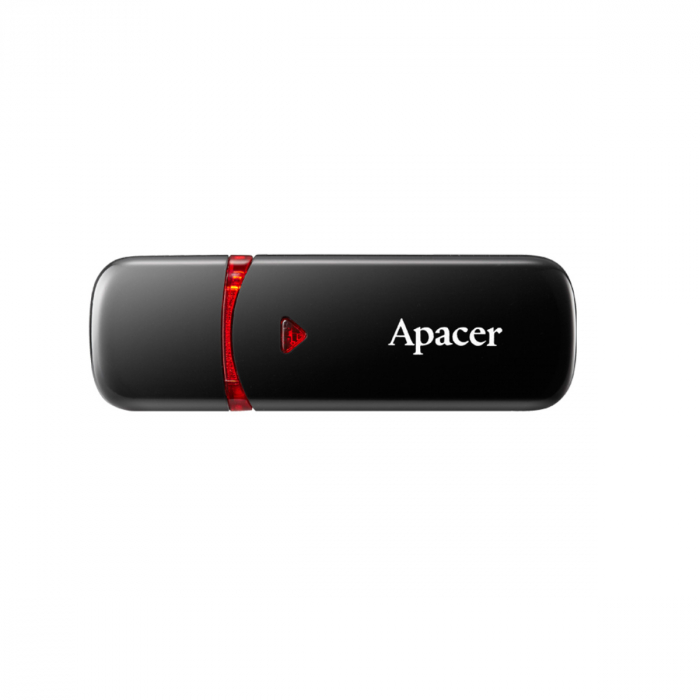 Memorie USB 2.0, capacitate 64 Gb, Apacer AH333 Mysterious Black, cu capac, neagra [3]