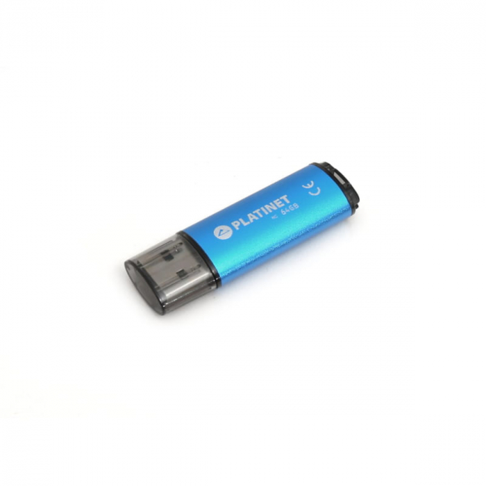 Memorie USB 2.0 Platinet 64Gb, X-Depo 43611, cu capac, albastra [3]