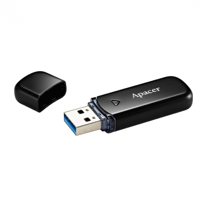 Memorie USB 3.2 Apacer 64GB, AH355 cu capac, negru [2]
