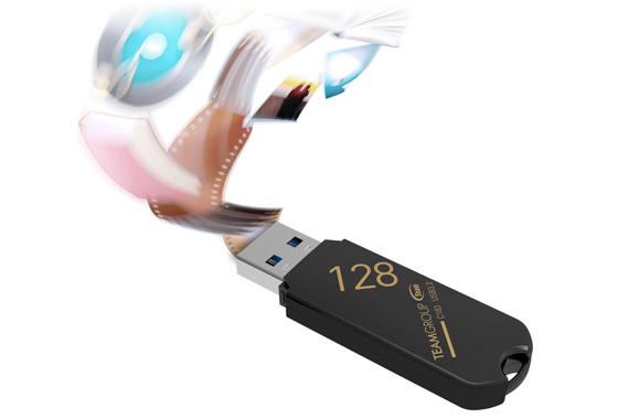 Memorie USB 3.2 Gen 1, 128Gb, TeamGroup C183 04262, cu capac, neagra [5]