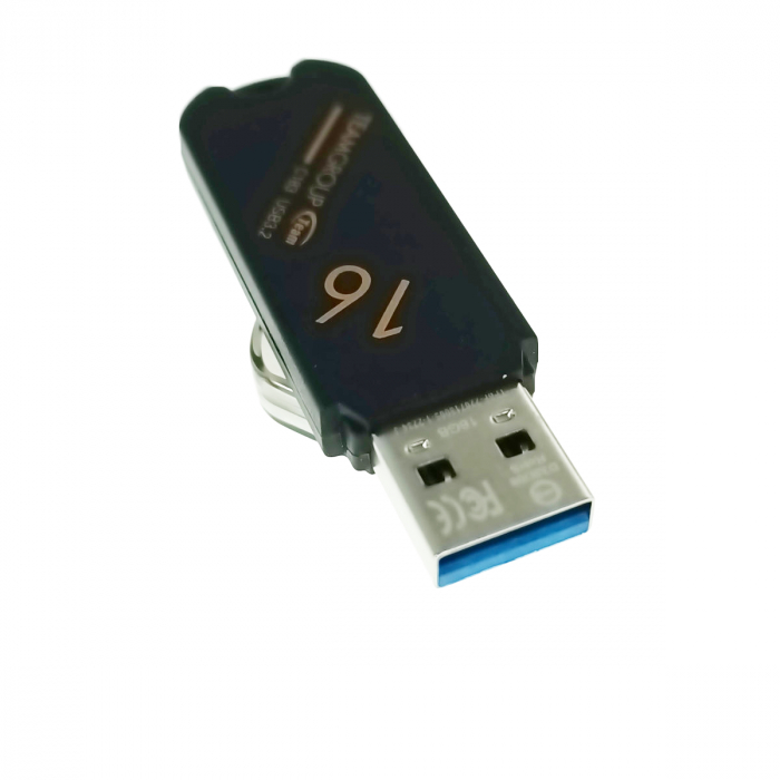 Memorie USB 3.2 Gen 1, 16 Gb, TeamGroup 04260, cu capac, neagra [3]