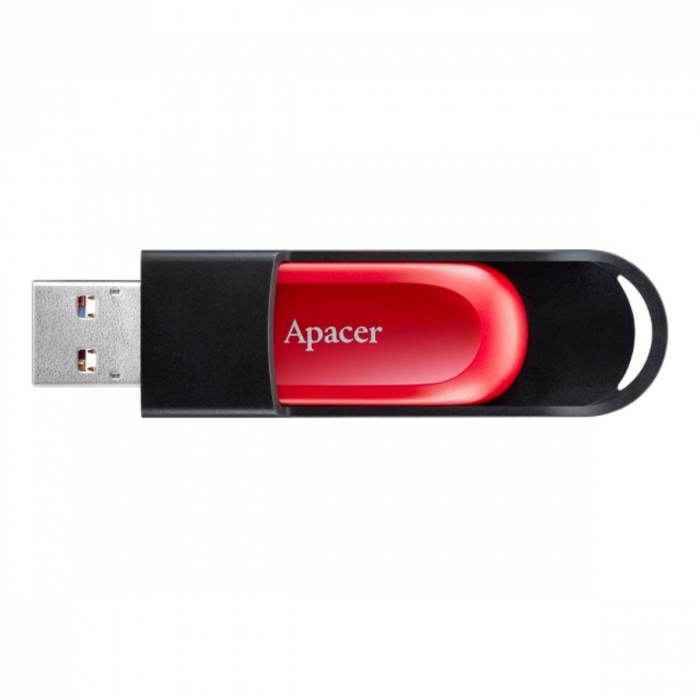Memorie USB 3.1 Apacer 16Gb ,AH25A, retractabil, negru cu rosu [3]