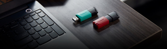 Memorie USB 3.2 Kingston Data Traveler Exodia, 256Gb, cu capac si inel breloc, verde [6]