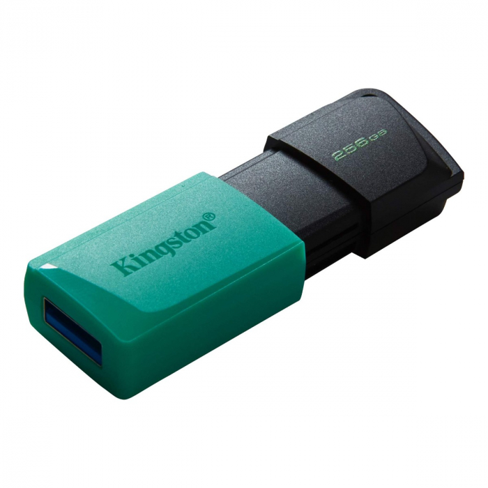 Memorie USB 3.2 Kingston Data Traveler Exodia, 256Gb, cu capac si inel breloc, verde [2]
