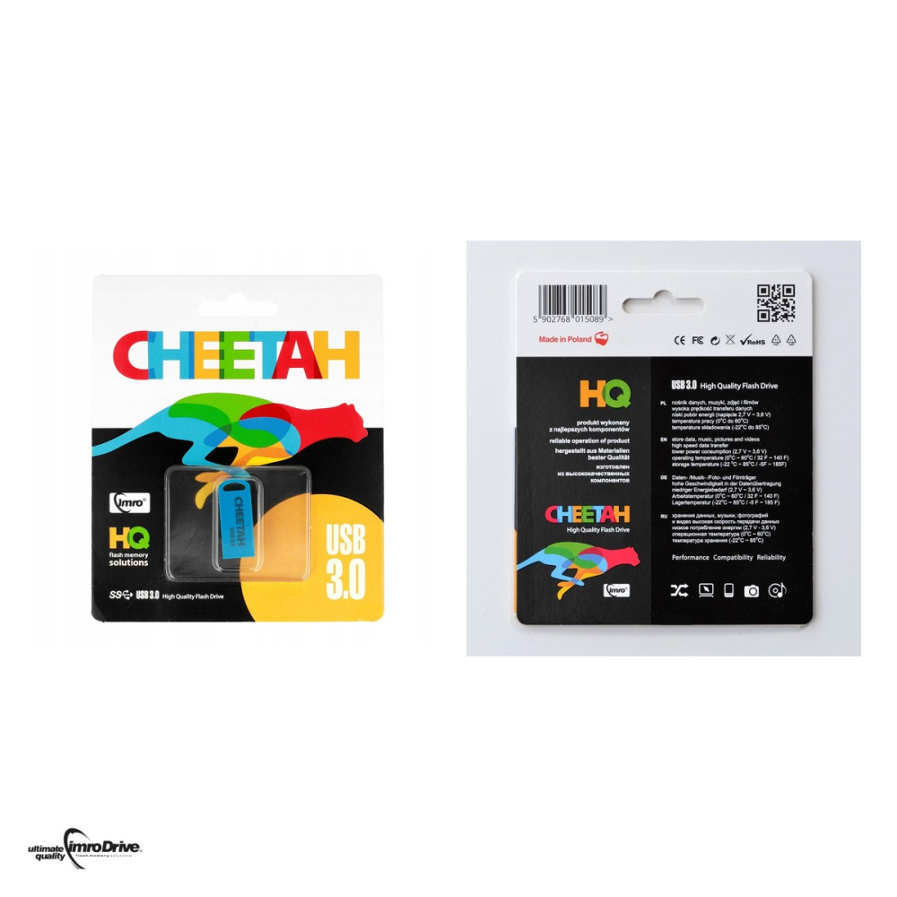 Memorie USB 8 GB Imro Cheetah, USB 3.0, viteza citire 40 MB/s, USB-A, viteza scriere 25 MB/s [4]