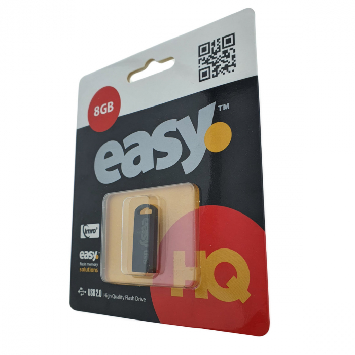 Memorie USB Flash Drive, Imro Easy 01525, capacitate 8 GB, dimensiuni mini, neagra [4]