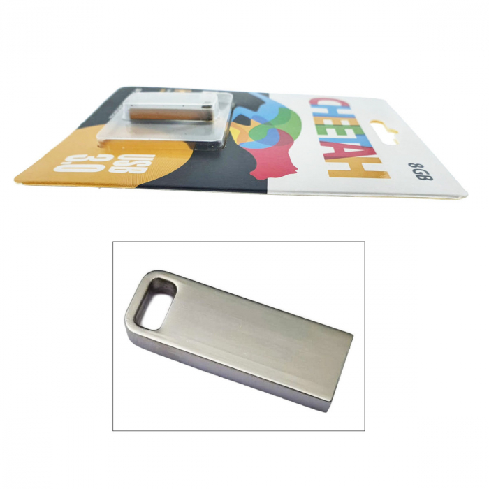 Memorie USB Imro Cheetah 8GB USB 3.0, design compact, carcasa metalica [5]