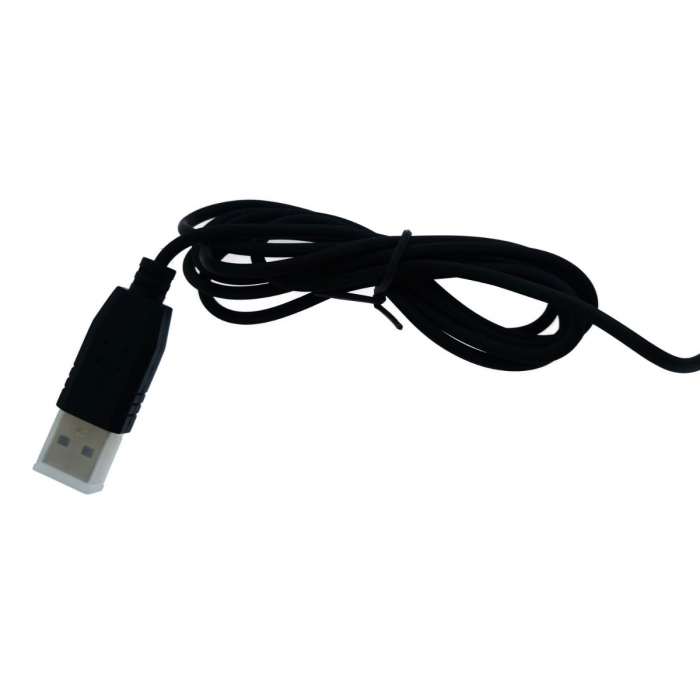 Microfon gaming K1, cu baza 120 x104 mm, lungime cablu 140 cm, conector USB, negru cu rosu [4]