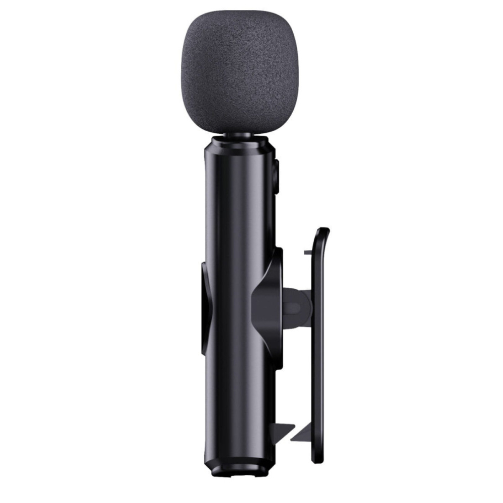 Microfon Wireless Profesional 2.4G - Set Cu Receptor Universal (USB-C, Lightning, 3.5mm) pentru Vlogging, Streaming si Inregistrari [4]