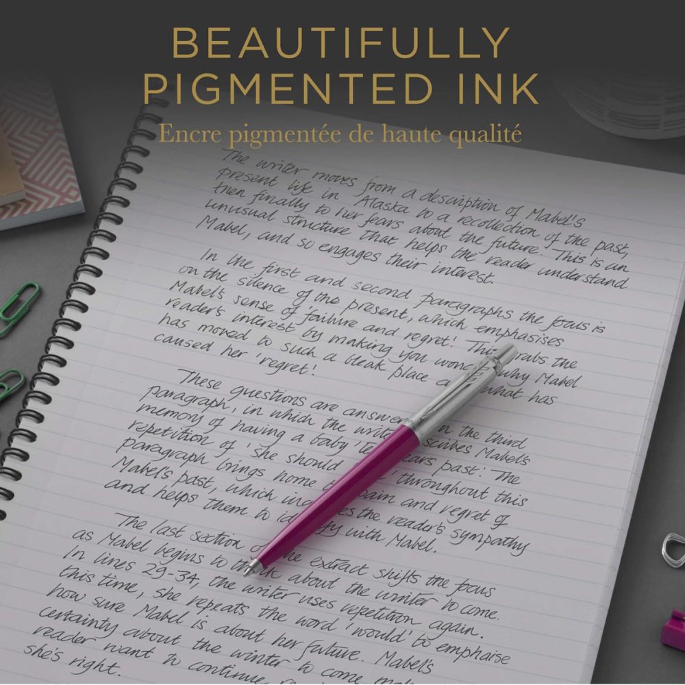 Mina Originala Parker QuinkFlow, 0.8mm, pentru Scriere Fara Intreruperi, Uz Profesional si Personal, cu Varf din Carbura de Tungsten [3]