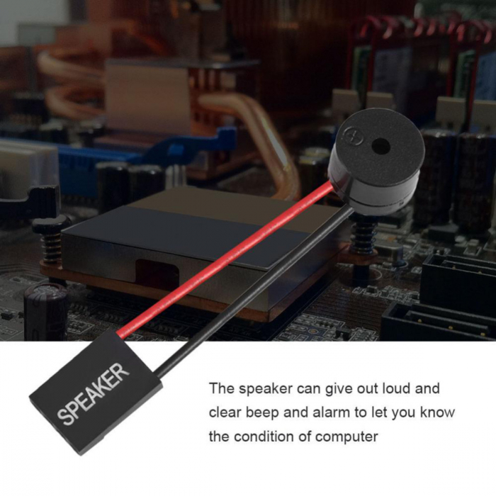 Mini difuzor Buzzer PC, alarma sonora pentru placa de baza PC [8]