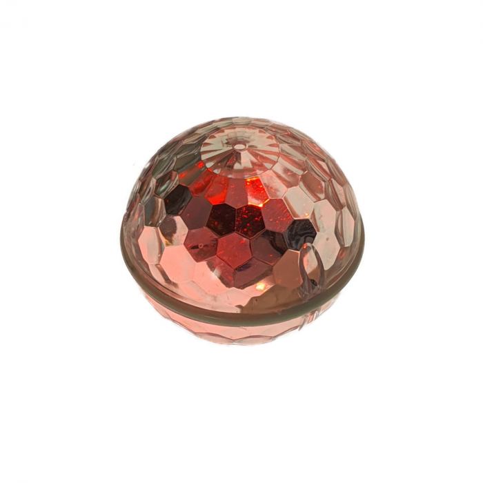 Mini Glob USB cu Led 4W multicolor RGB , Omega Magic Disco Ball 45232, cu conector 8-pin lightning pentru Apple, iPhone [4]