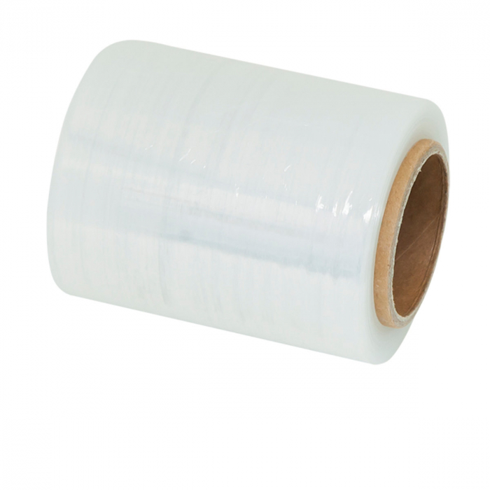 Mini rola 245g folie stretch elastica, 10 cm latime, lungime 150 m, PR-9340-W, pentru ambalare, transparenta [2]