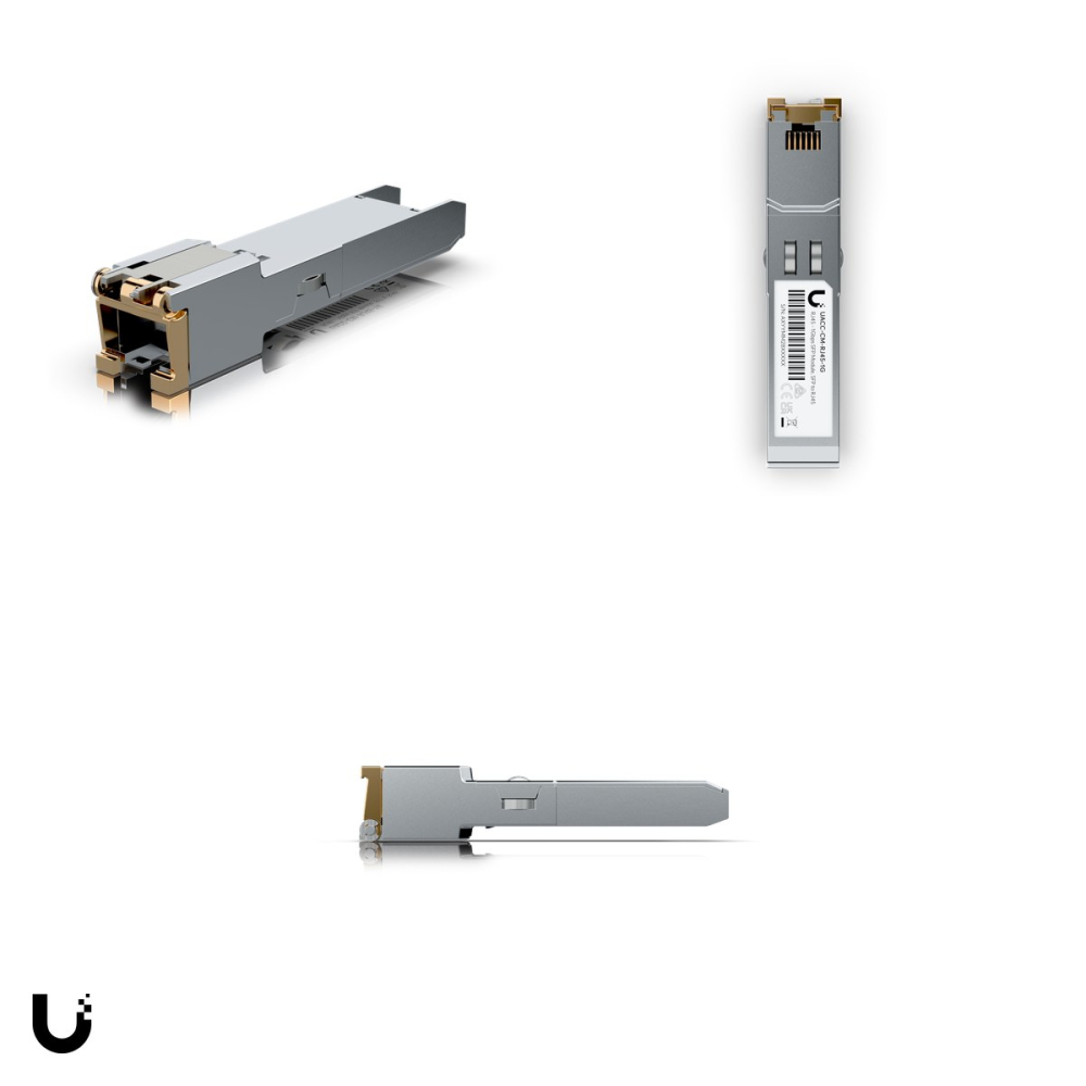 Modul SFP la RJ45 Ubiquiti UniFi UACC-CM-RJ45-1G, cupru, 10/100/1000 Mbps, distanta pana la 100 m, bucata, UACC-CM-RJ45-1G [4]