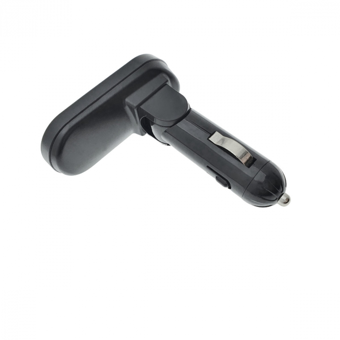 Modulator FM auto, Bluetooth Handsfree, player MP3 USB si microSD, incarcare USB, AUX jack 3.5mm, negru [4]