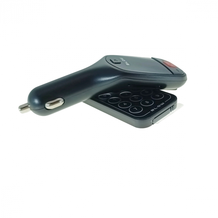 Modulator si transmitator FM auto, Blow 07355, cu telecomanda, ecran LCD, suport SD si USB, 12-24V, negru [3]