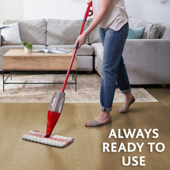 Mop cu pulverizator Vileda 1-2 Spray Max 22275, capacitate rezervor 600 ml, lungime maner 106.5 cm [4]