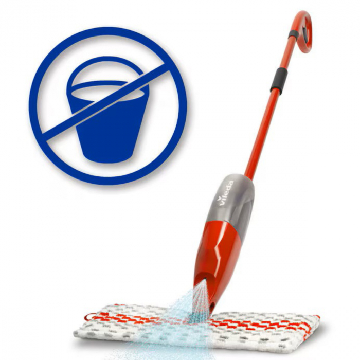 Mop cu pulverizator Vileda 1-2 Spray Max 22275, capacitate rezervor 600 ml, lungime maner 106.5 cm [3]