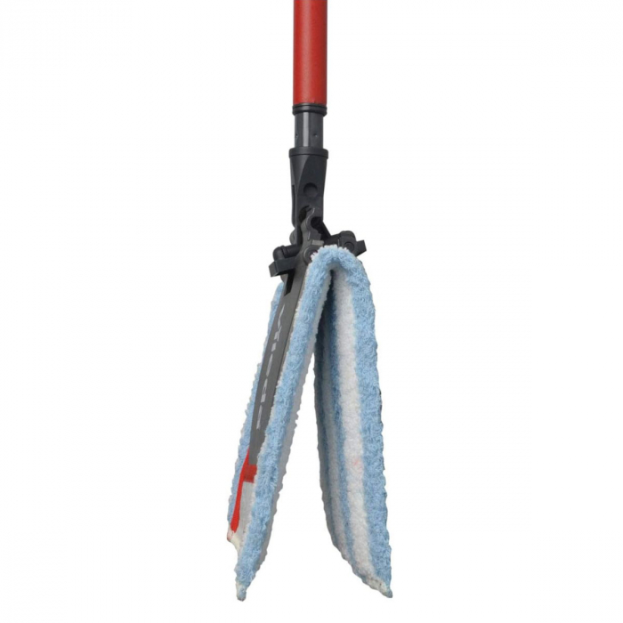 Mop plat premium Vileda ActiveMax 00003, cu microfibre, cu maner 130 cm, pentru podele [2]